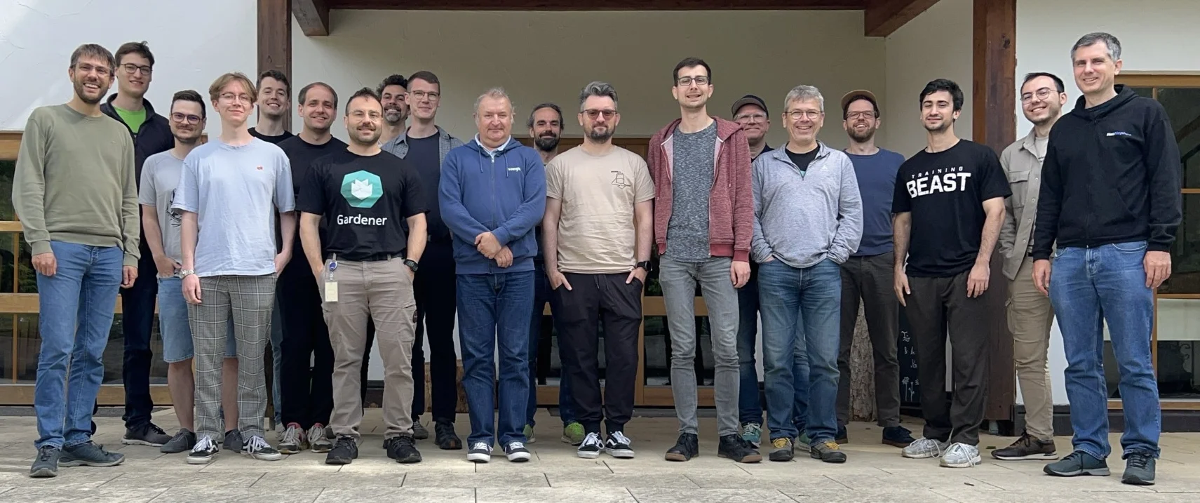 Group picture of the 7th Hack the Garden event in Schelklingen
